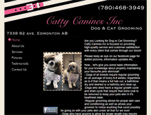 Tablet Screenshot of cattycaninesinc.com